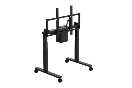 Κινητή βάση τηλεόρασης καροτσιού διπλού κινητήρα